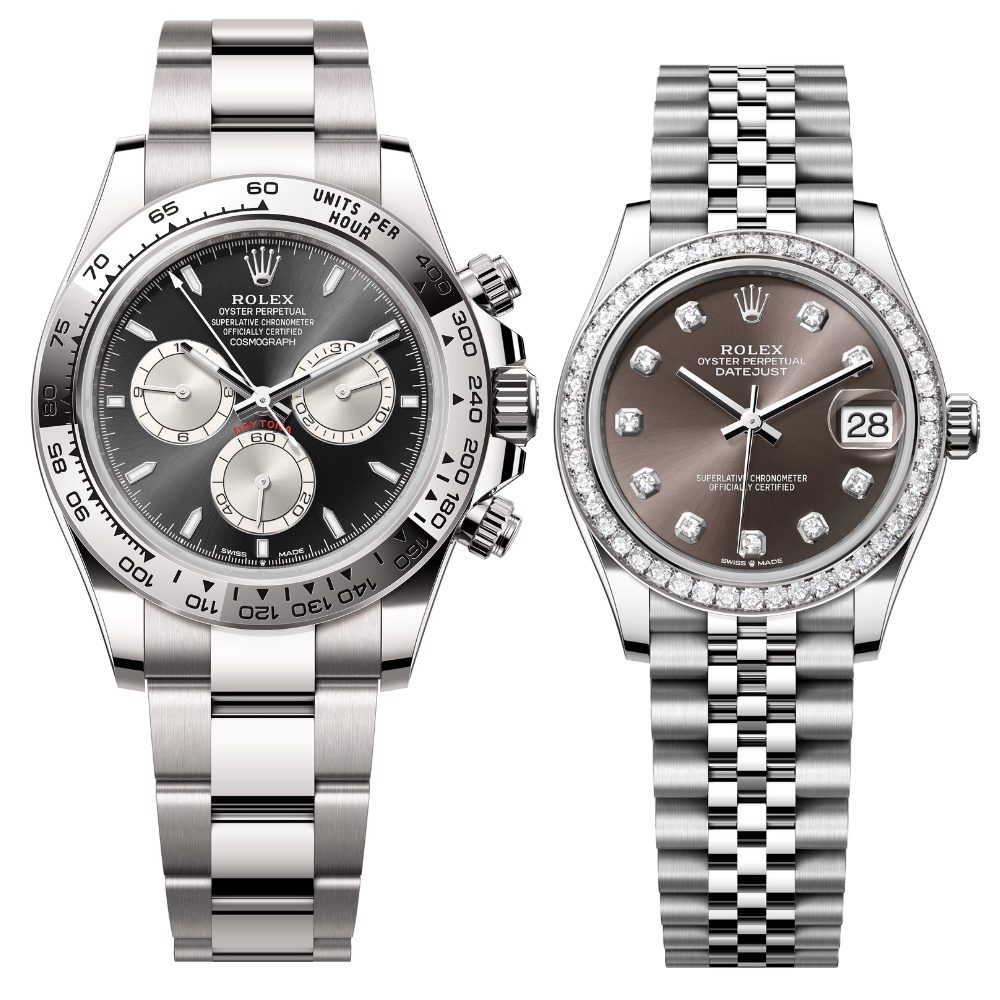 COMBO RELOJ DAYTONA HOMBRE + RELOJ DATEJUST DAMA - PROMOCIÓN SAN VALENTÍN - CIERRE DE LA TIENDA - ENVÍO GRATIS PAGO CONTRA ENTREGA
