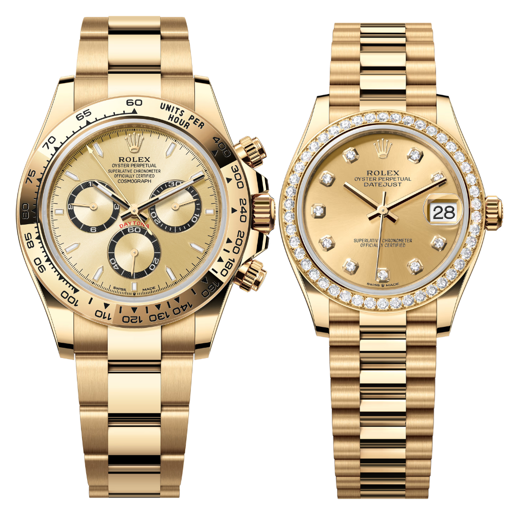 COMBO RELOJ DAYTONA HOMBRE + RELOJ DATEJUST DAMA - PROMOCIÓN SAN VALENTÍN - CIERRE DE LA TIENDA - ENVÍO GRATIS PAGO CONTRA ENTREGA