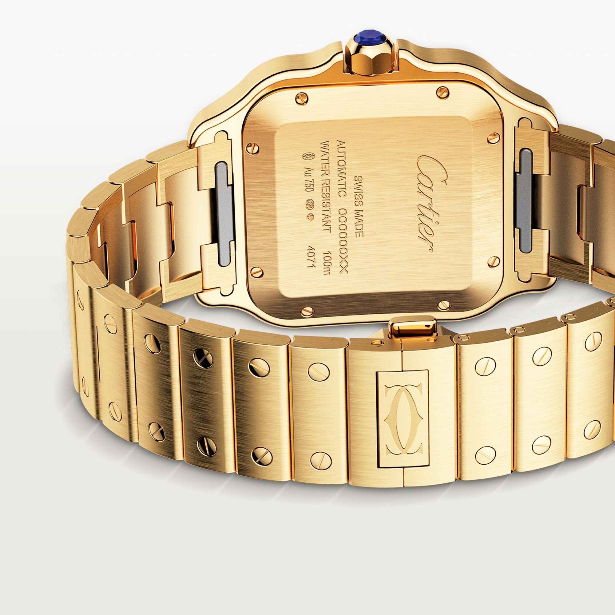 RELOJ SANTOS DE CARTIER DORADO - CIERRE DE LA TIENDA - ENVÍO GRATIS